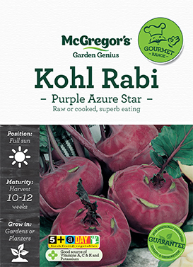 Kohl Rabi Seed Purple Azure Star